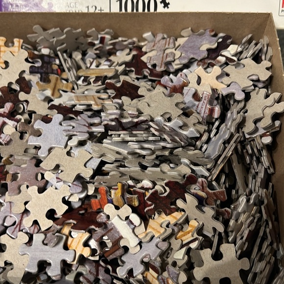 Lobster House in Winter Snow Buoys Boat 1000 Piece Puzzle Wysocki - Picture 4 of 5